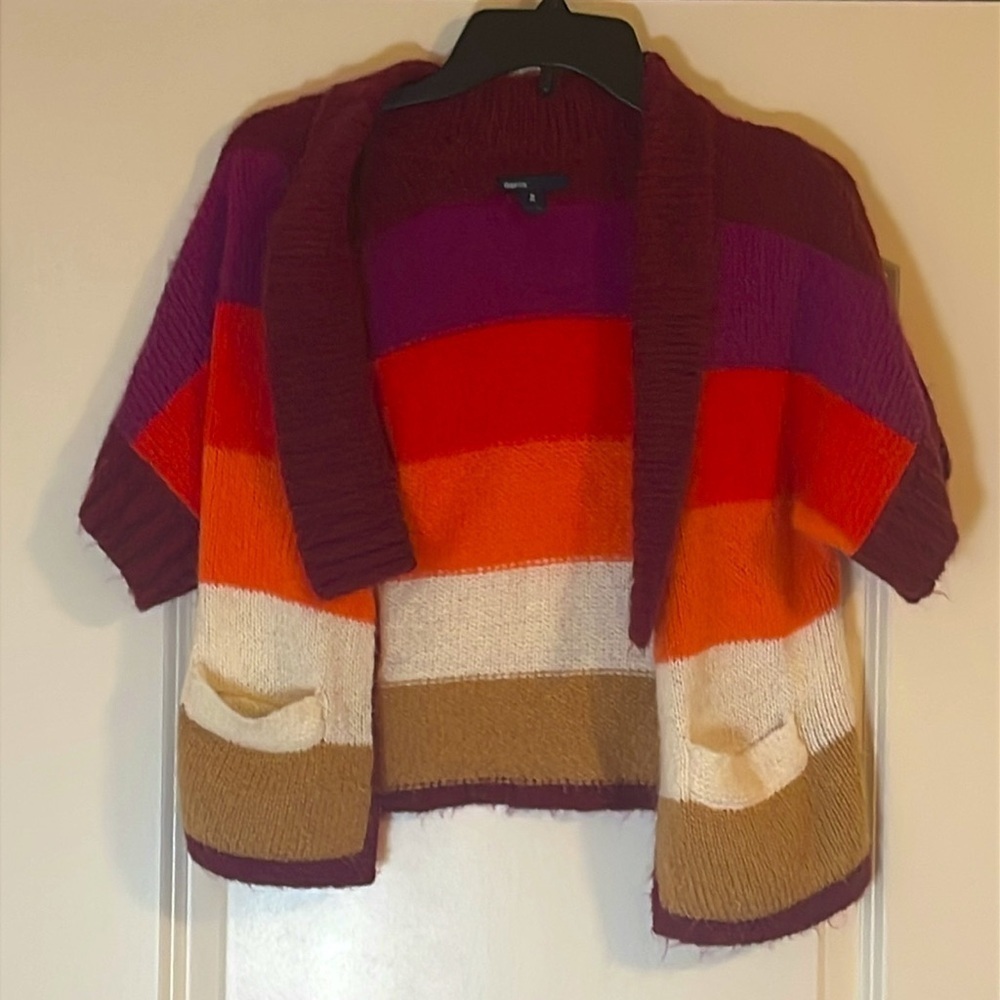Gap Kids Penelope Stripe Dolman Sweater Cardigan Size M (8)